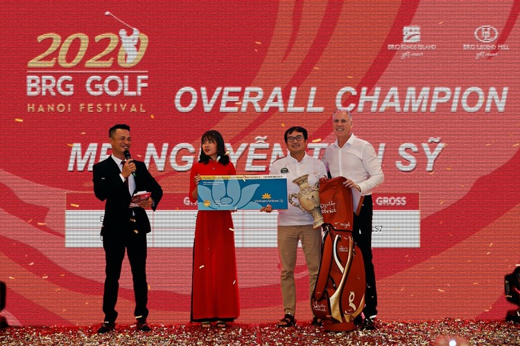Golfer Nguyễn Tiến Sỹ giành giải vô địch BRG Golf Hanoi Festival 2020