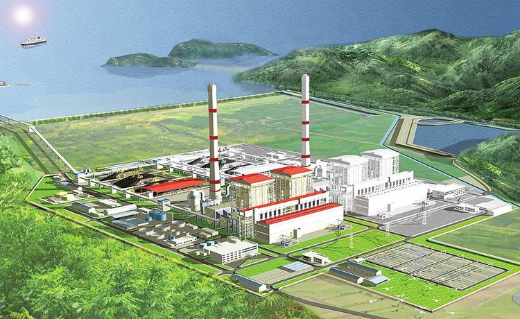 Phối cảnh Dự án Nhà máy Nhiệt điện Quảng Trạch I