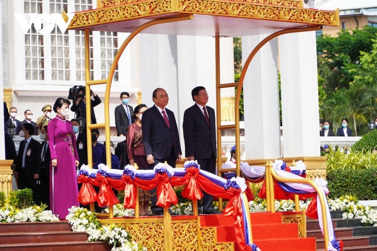 Lễ đón Chủ tịch nước Nguyễn Xuân Phúc và Phu nhân với nghi thức cao nhất dành cho nguyên thủ quốc gia
