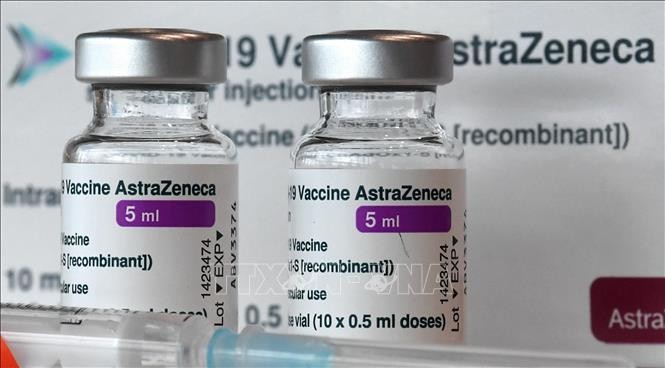 Vaccine ngừa COVID-19 của AstraZeneca. Ảnh: AFP/TTXVN