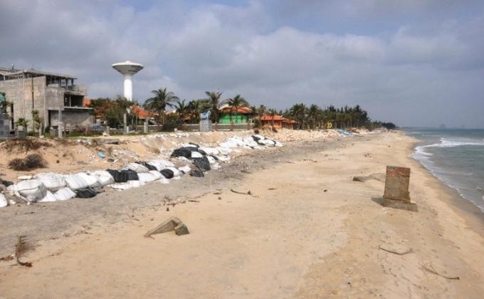 Công ty CP Đạt Phương trúng thầu Gói thầu thuộc Dự án Kè bảo vệ bờ và tái tạo bãi biển Cửa Đại - Cẩm An. Ảnh chỉ mang tính minh họa. Nguồn Internet