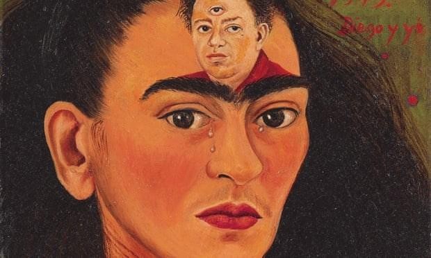 Tác phẩm tự họa "Diego và tôi" của nữ danh họa Frida Kahlo. Ảnh: Sotheby's