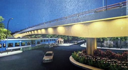 Dự án Cầu vượt đường sắt tại đường N2 - Khu kinh tế Đông Nam với tổng mức đầu tư 150 tỷ đồng. Ảnh chỉ mang tính minh họa. Nguồn Internet