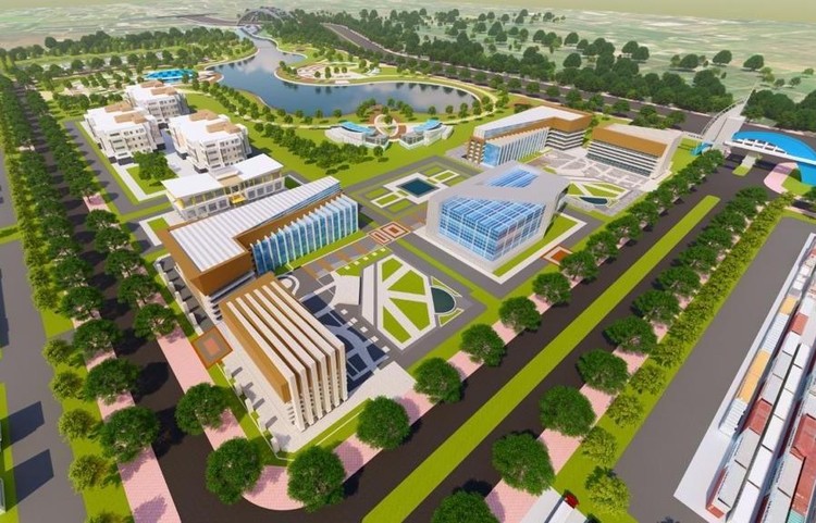 Dự án Khu công nghiệp Tân Tập có quy mô 654 ha tại xã Tân Tập, huyện Cần Giuộc, tỉnh Long An. Ảnh minh họa