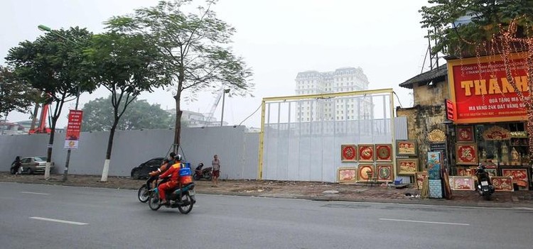 Khu đất dự kiến đầu tư xây dựng của Dự án Tiến Bộ Plaza tại 175 Nguyễn Thái Học, quận Ba Đình, Hà Nội thuộc khu vực hạn chế phát triển (A7) 