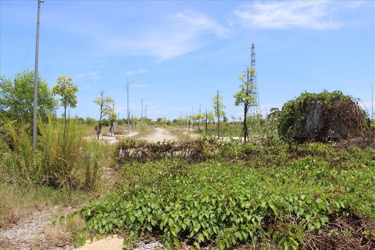 Sau gần 7 năm đầu tư đến nay, dự án Khu dân cư trục đường Mỹ Trà - Mỹ Khê (Quảng Ngãi) vẫn bỏ hoang