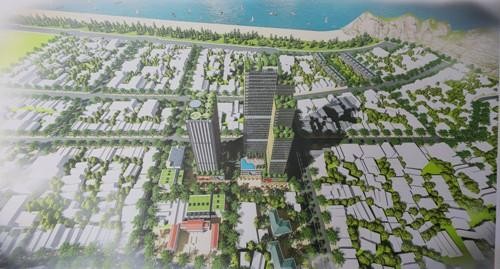 Bản vẽ dự án Khu dân cư đô thị và Trung tâm thương mại Sầm Sơn. (Nguồn: UBND tỉnh Thanh Hóa).
