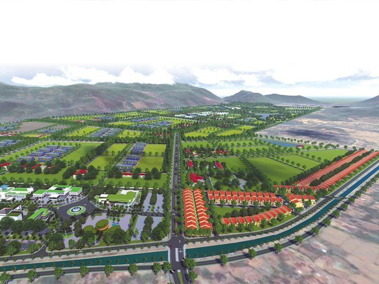 Phối cảnh Khu nông nghiệp ứng dụng công nghệ cao Phú Yên