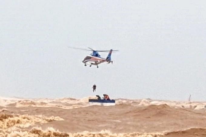 Bình Thuận hỏa tốc xin hỗ trợ trực thăng tìm kiếm 8 người mất tích