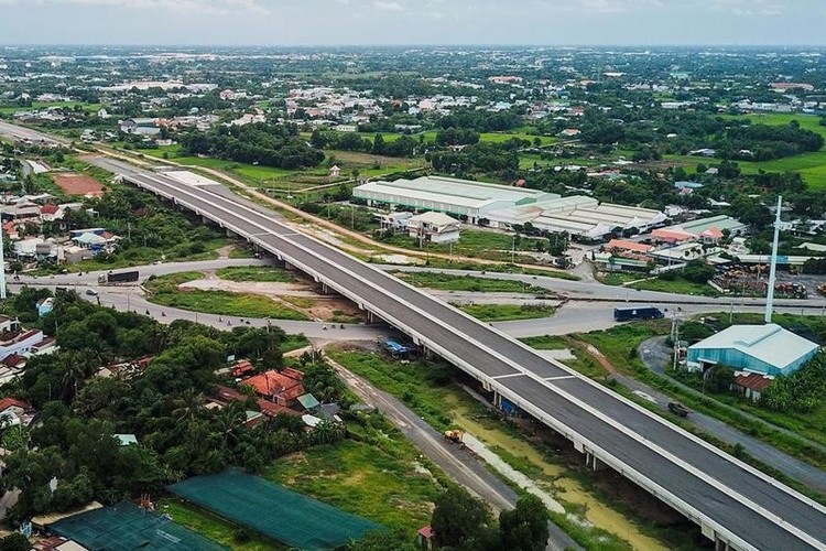 Dự án Xây dựng đường cao tốc Bến Lức - Long Thành có tổng chiều dài 57,8 km. Ảnh minh họa: Internet