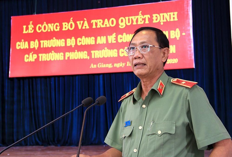 Thiếu tướng Bùi Bé Tư, nguyên Giám đốc Công an tỉnh An Giang 