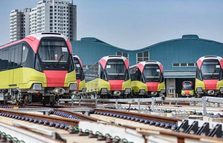 Dự án đường sắt đô thị Nhổn - ga Hà Nội đang chậm tiến độ