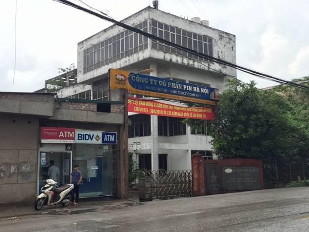 Trụ sở Công ty CP Pin Hà Nội