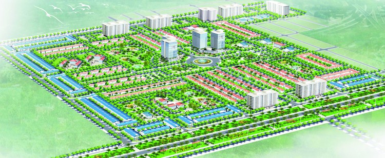 Tổng thể quy hoạch dự án Khu đô thị mới Mê Linh - Đại Thịnh 