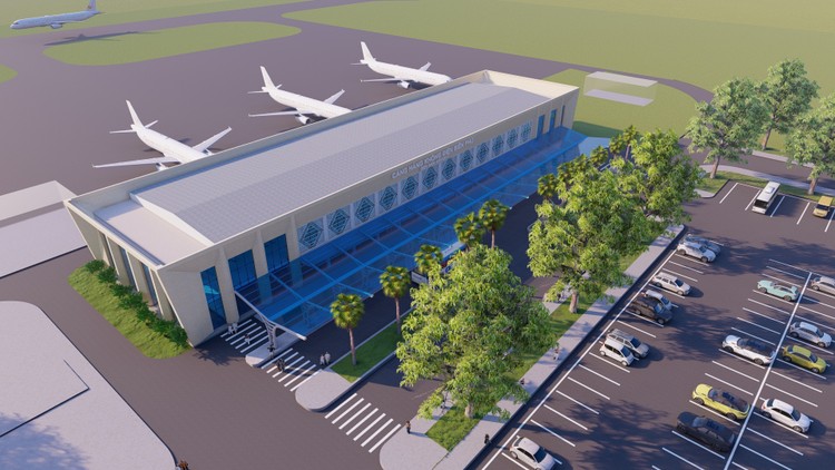 Phối cảnh dự án mở rộng cảng hàng không Điện Biên