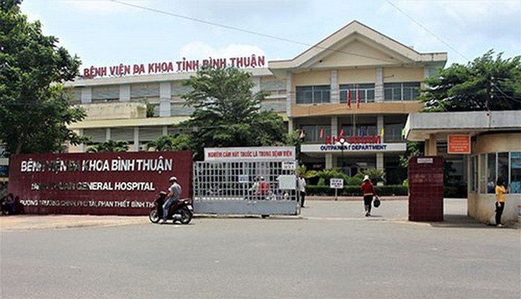 Bệnh viện Đa khoa tỉnh Bình Thuận. Ảnh: Báo Bình Thuận
