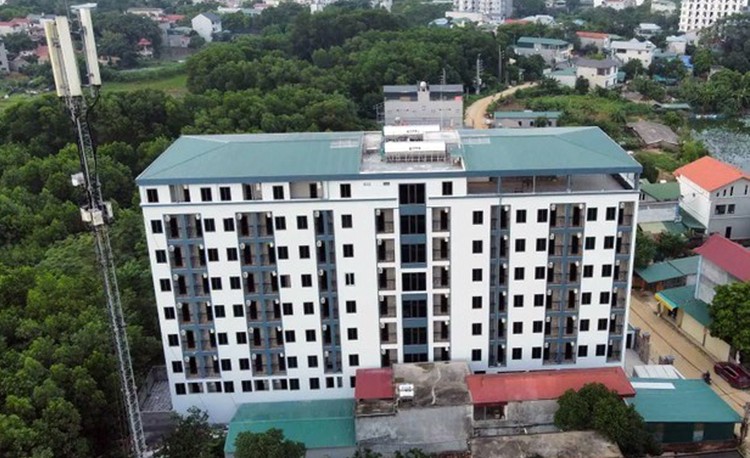 Công trình chung cư mini quy mô 9 tầng tại Thạch Thất, Hà Nội
