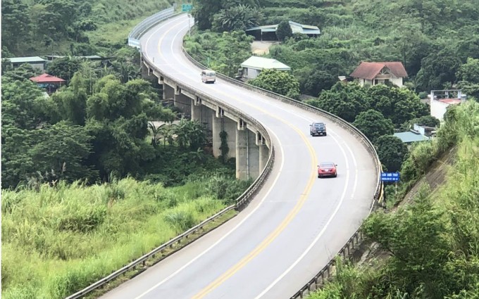 Cao tốc Nội Bài - Lào Cai, đoạn Yên Bái - Lào Cai có 2 làn xe