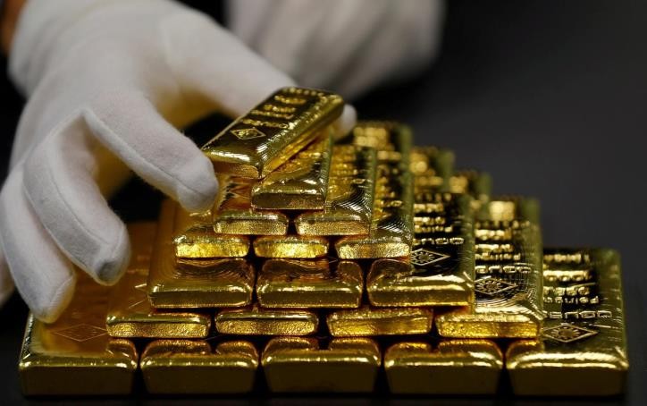 Giá vàng thế giới giảm nhẹ phiên 30/7. Ảnh: Reuters