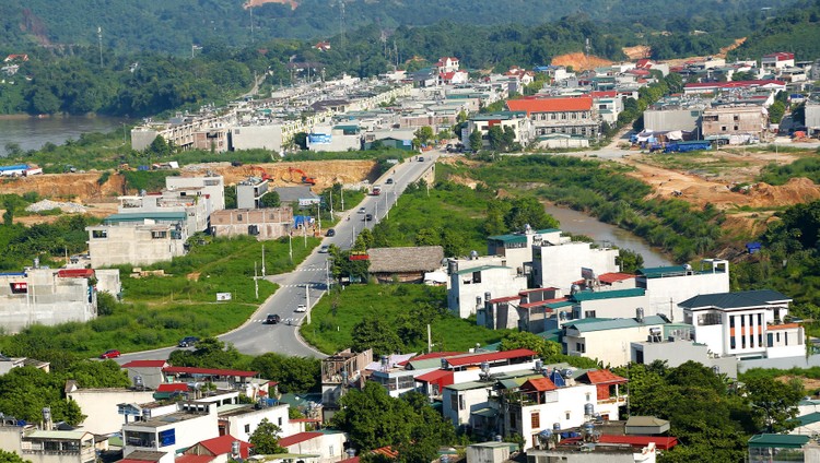 Dự án Tiểu khu đô thị mới số 16 tại TP. Lào Cai (tỉnh Lào
Cai) có tổng mức đầu tư 1.334 tỷ đồng. Ảnh: Nguyễn Mạnh & LT