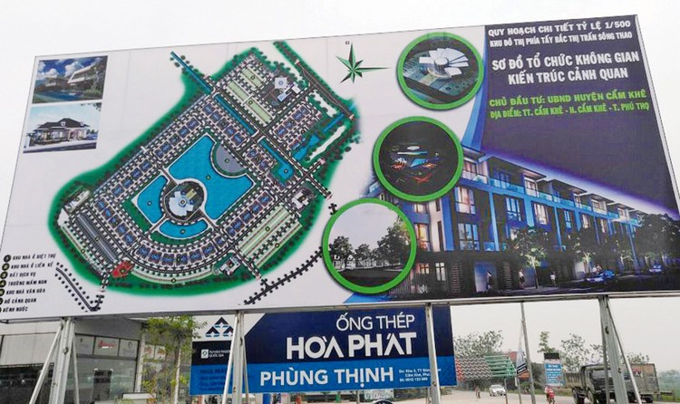 Dự án Khu nhà ở đô thị phía Tây Bắc thị trấn Sông Thao có tổng mức đầu tư 1.531 tỷ đồng, áp dụng đấu thầu rộng rãi trong nước để lựa chọn nhà đầu tư. Ảnh: An An