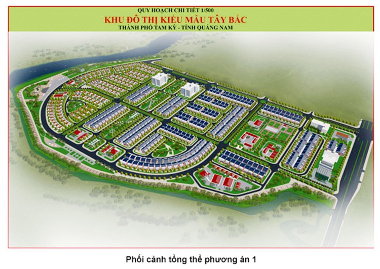 Dự án Khu đô thị kiểu mẫu Tây Bắc (giai đoạn 2) có tổng mức đầu tư khoảng 600 tỷ đồng, được triển khai trên diện tích 29,2 ha tại phường Tân Thạnh, TP. Tam Kỳ, tỉnh Quảng Nam