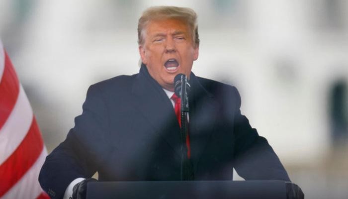 Tổng thống Mỹ Donald Trump phát biểu trước người ủng hộ ở Washington DC ngày 6/1 - Ảnh: Reuters.