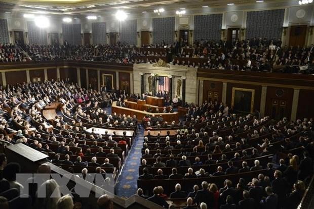 Toàn cảnh một phiên họp của Quốc hội Mỹ tại Washington, DC. (Nguồn: AFP/TTXVN)