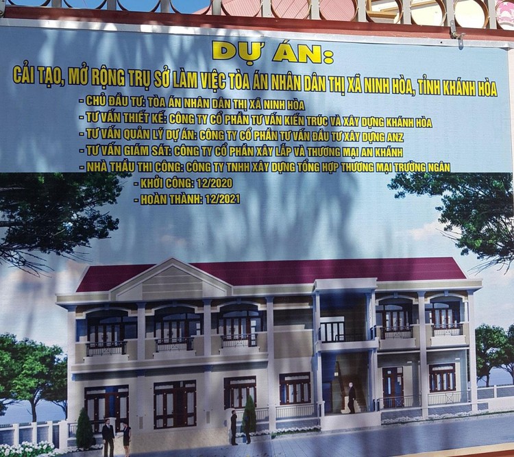 Gói thầu của Tòa án nhân dân thị xã Ninh Hòa: Thi công 3 tháng vẫn chưa công bố kết quả
