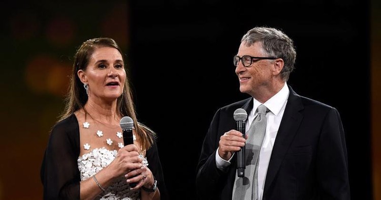 Vợ chồng tỷ phú Bill Gates - Ảnh: AP