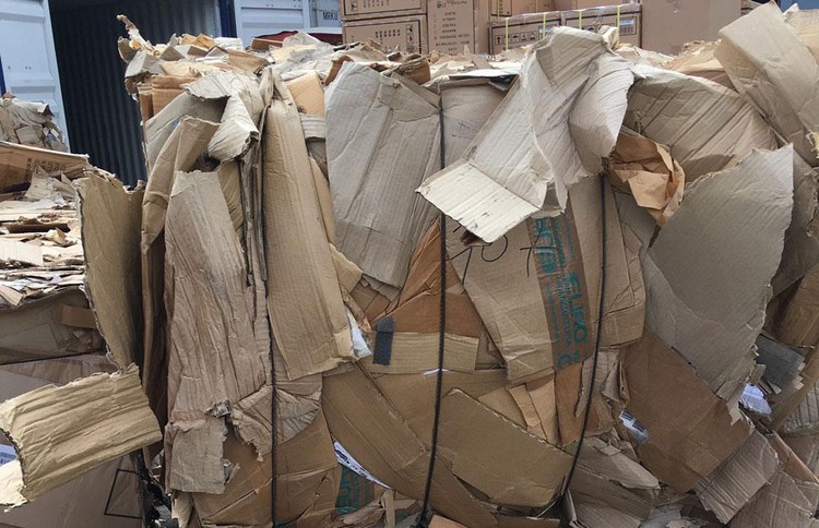 Tài sản bán đấu giá là phế liệu nhựa và phế liệu giấy tồn đọng tại cảng Cái Mép (Bà Rịa - Vũng Tàu). Ảnh minh họa: Nguyễn Nga