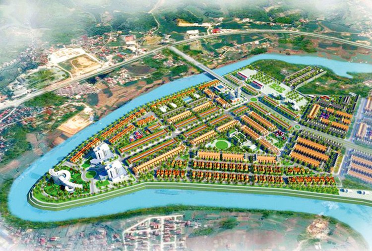 Dự án Khu ở mới sinh thái sông Kỳ Cùng, xã Mai Pha, TP. Lạng Sơn có sơ bộ tổng chi phí thực hiện là 322,7 tỷ đồng. Ảnh: Thùy Linh