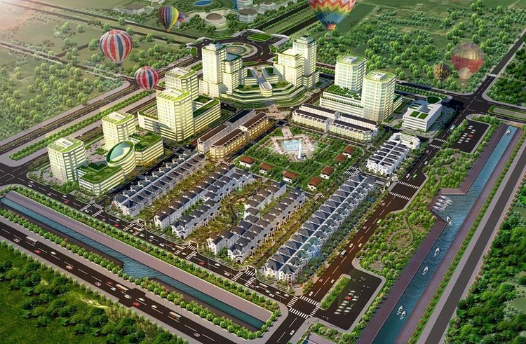 Dự án Khu công viên phần mềm, công nghệ thông tin tập trung tỉnh Thừa Thiên Huế thuộc Khu B - Đô thị mới An Vân Dương. Ảnh minh họa: Quang Huy