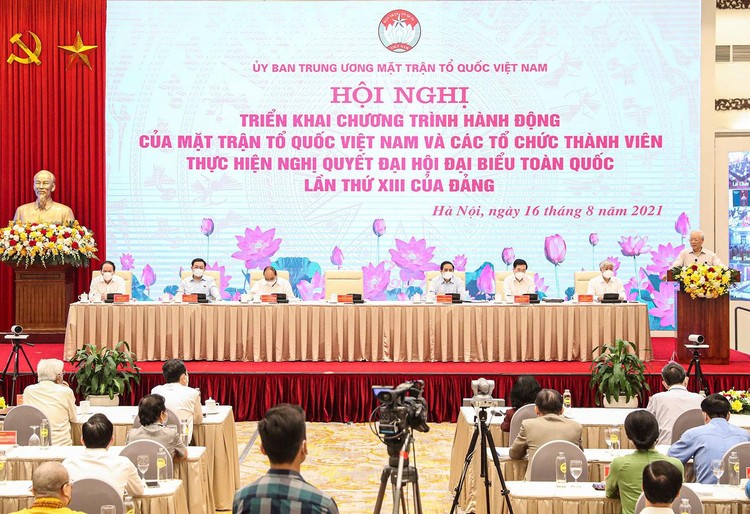 Tổng Bí thư Nguyễn Phú Trọng phát biểu chỉ đạo Hội nghị. Ảnh: Quý Bắc