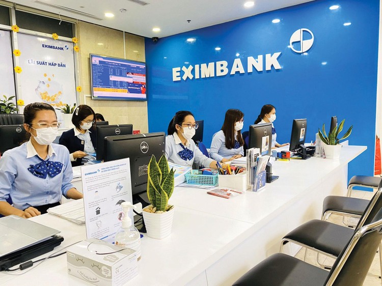 Eximbank đặt mục tiêu lợi nhuận trước thuế năm 2022 tăng gấp 2,2 lần năm ngoái, đạt 2.500 tỷ đồng. Ảnh: Song Lê