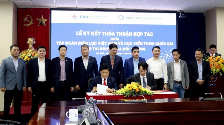 Tập đoàn Điện lực Việt Nam và Cục Viễn thám quốc gia ký kết thỏa thuận hợp tác