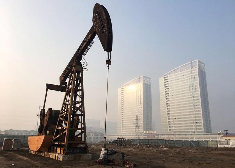 Một mỏ dầu của Sinopec ở Sơn Đông, Trung Quốc, tháng 12/2017 - Ảnh: Reuters.