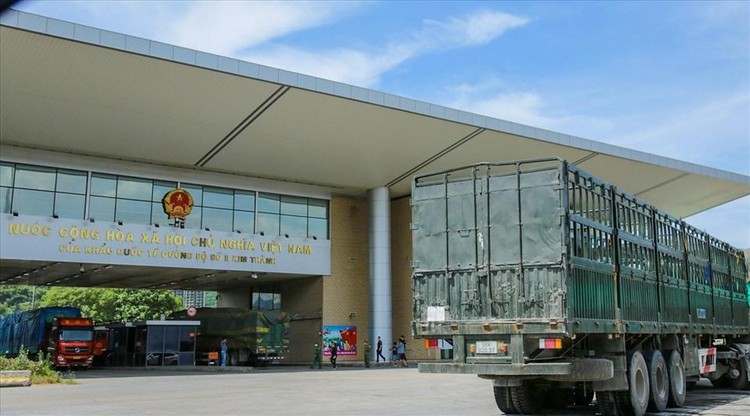 Tạm dừng hoạt động xuất nhập khẩu tại Cửa khẩu Quốc tế Kinh Thành II từ ngày 4.7. Ảnh: CTV