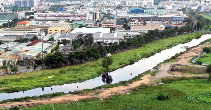 Dự án kênh Tham Lương - Bến Cát - rạch Nước Lên có tổng mức đầu tư 8.200 tỷ đồng. Ảnh: Hữu Khoa
