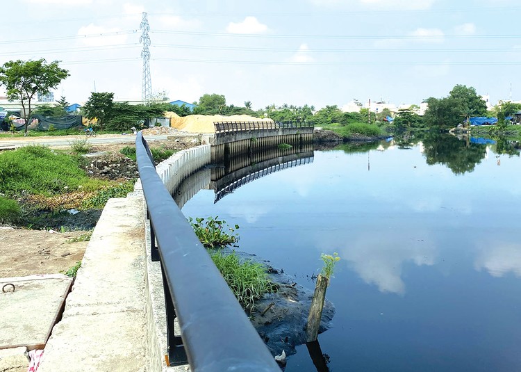 Dự án cải tạo môi trường kênh Tham Lương - Bến Cát - rạch Nước Lên có tổng mức đầu tư 8.200 tỷ đồng. Ảnh: Nguyễn Văn