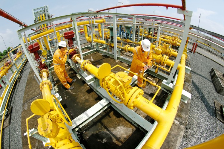 Người lao động dầu khí làm việc tại Hệ thống khí PM3 - Cà Mau, đảm bảo nguồn khí duy trì ổn định, hiệu quả