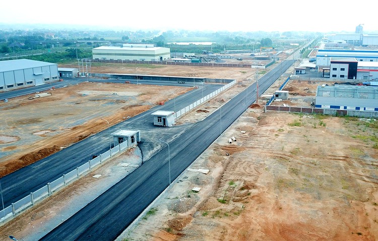 Hai gói thầu xây dựng hạ tầng Khu công nghiệp Phú Thuận, huyện Bình Đại, tỉnh Bến Tre có tổng giá trị hơn 227 tỷ đồng. Ảnh minh họa: Tiên Giang