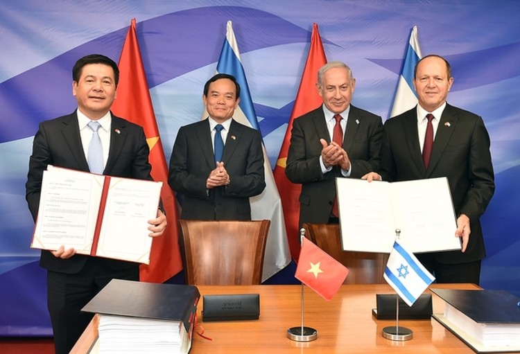 Việt Nam và Israel ký Hiệp định thương mại tự do