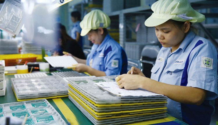 Việt Nam đặt mục tiêu đến năm 2030 đào tạo được 50.000 kỹ sư cho ngành vi mạch bán dẫn, trong đó có 15.000 kỹ sư chất lượng cao trong lĩnh vực thiết kế vi mạch. Ảnh: Nhã Chi