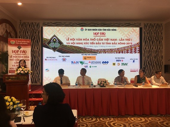 Lễ hội Văn hóa Thổ Cầm Việt Nam lần thứ I năm 2019 là cơ hội tốt để kêu gọi xúc tiến đầu tư vào tỉnh Đăk Nông.