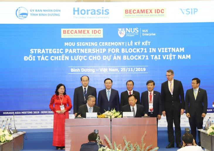 NUS Enterprise hợp tác với Becamex IDC để mở rộng BLOCK 71 đến những địa điểm mới tại Việt Nam
