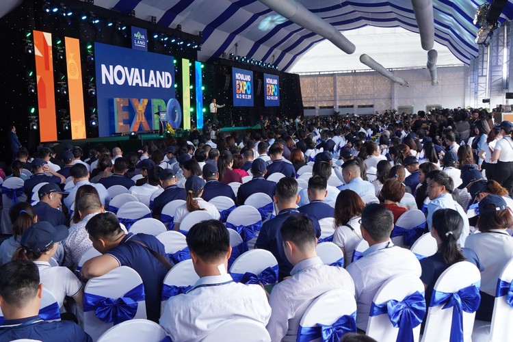 Không khí sôi động tại Triển lãm bất động sản Novaland Expo 2019