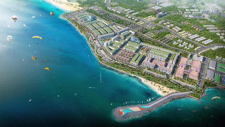 Phối cảnh Dự án Phức hợp đô thị thương mại - dịch vụ và du lịch biển Lagi New City