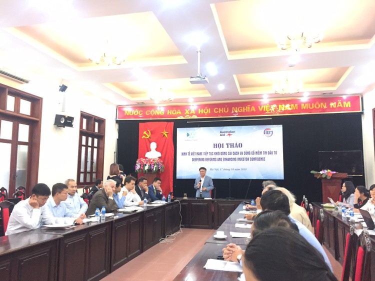 Hội thảo Kinh tế Việt Nam với chủ đề tiếp tục khơi dòng cải cách 