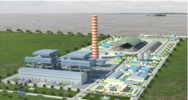 Hiện tiến độ tổng thể Dự án Nhà máy Nhiệt điện Sông Hậu 1 đạt khoảng 73% khối lượng (ảnh: Internet)